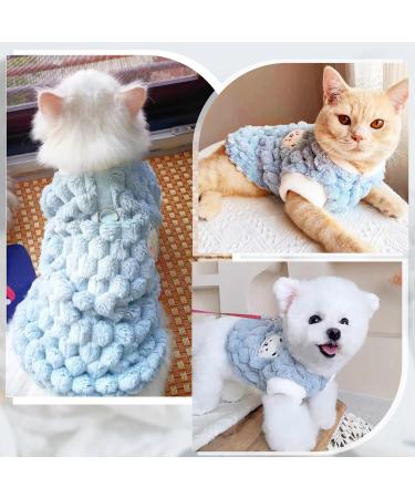 Shop Lynine Monochrome Dog Sweater Warm & Comfortable Winter Knit for Dogs | Blue M Size - Buy Online on GoSupps.com
