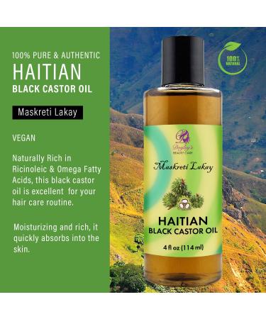 Buy Doyley's Haitian Black Castor Oil 4oz - Premium Natural Hair & Skin Care | Fast International Shipping - Buy Online on GoSupps.com