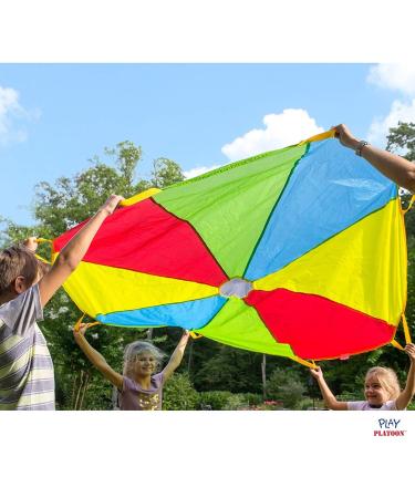 Play Platoon 6-Foot Kids' Parachute with 8 Handles - Multicolored Play Parachute - Buy Online on GoSupps.com