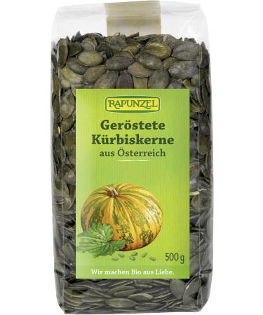 Rapunzel organic roasted pumpkin seeds (2 x 500 gr)