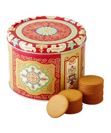 Nyakers Gingerbread Snaps Cookie Tin, Finest Ginger Snaps Original Flavor Swedish Cookie, 750 g - 26.45 oz - 1.65 lbs, With Protective Insert Original 1.65 Pound (Pack of 1)