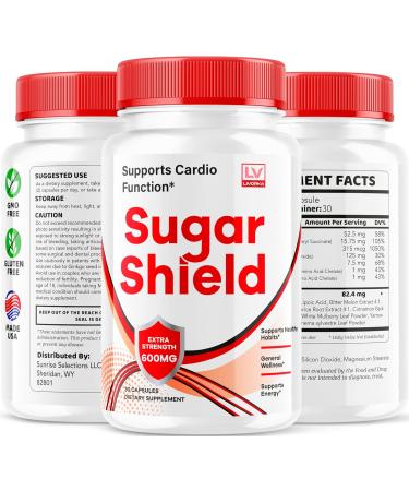 (2 Pack) Sugar Shield Sugar Shield Blood Support Sugar Shield Pills Sugar Shield Capsules Sugar Shield All Natural SugarShield Sugar Shield Advanced Formula Sugar Shield Reviews 60 Capsules - Buy Online on GoSupps.com