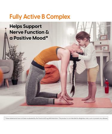 Doctor's Best Fully Active B Complex with Quatrefolic | 60 Veggie Caps - Boost Energy & Support Health - Buy Online on GoSupps.com