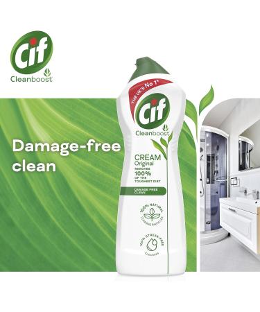Cif Original Cream Cleaner 750 ml - 100% Tough Dirt Removal - Multipurpose Surface Cleaner (Pack of 1) - Buy Online on GoSupps.com
