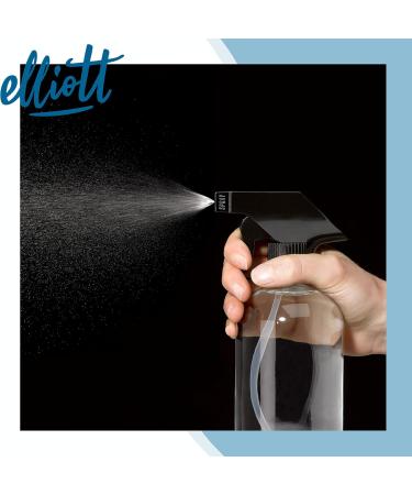 Elliott 480ml Brown Glass Spray Bottle - Eco-Friendly Recycled Glass with Locking Trigger Spray Mechanism for International Shipping - Buy Online on GoSupps.com