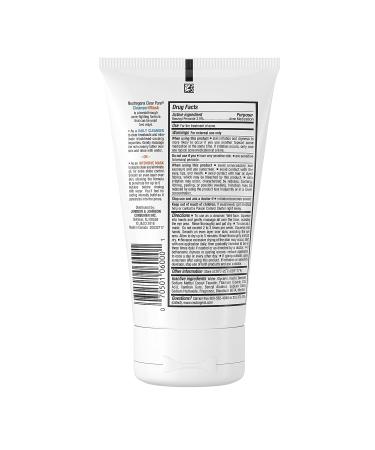 Neutrogena Clear Pore 2-in-1 Facial Cleanser & Mask with Benzoyl Peroxide - 4.2 fl. oz - Buy Online on GoSupps.com