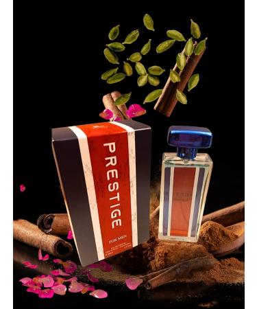 Prestige For Men Eau De Toilette 3.4 fl oz. Woody Spicy fragrance for men. - Buy Online on GoSupps.com