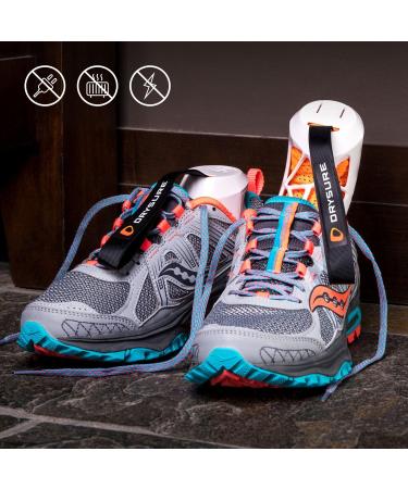 DRYSURE Active Shoe Dryer for Cyclists, Golfers, Runners, Dog Walkers | Small/Medium Men 4.5-8/Women 6-9.5 Black-Pink - Buy Online on GoSupps.com