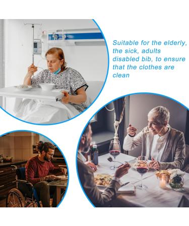 Niziriooo Adult Bibs - 4PCs Waterproof & Stylish | Ideal for Mealtime & Dining Needs - Shop Internationally! - Buy Online on GoSupps.com