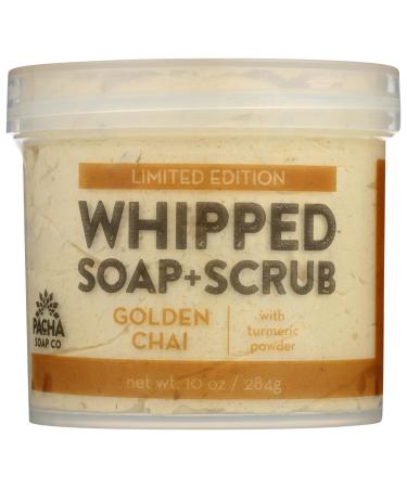 PACHA SOAP Golden Chai Whipped Soap & Scrub 10 OZ