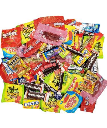 Assorted Candy Party Mix (36oz) - Fun Size Halloween Care Package with Gummies, Lollipops, Taffies & More - Bulk Candy for Loot Bags & Party Treats - Buy Online on GoSupps.com