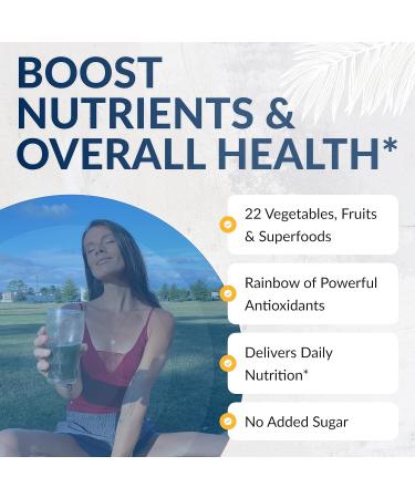 Equilife Daily Fruit & Vegetable Blend Superfood Antioxidant Supplement Crisp Apple Flavor with Vitamin C Fiber and 9 Essential Amino Acids Supports Energy Low Sugar Vegan 30 Servings Crisp Apple - Bag 11 Ounce (Pac  - Buy Online on GoSupps.com