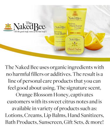 The Naked Bee Orange Blossom Honey Restoration Foot Balm 2 oz - 2 Pack - Buy Online on GoSupps.com