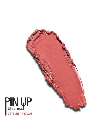 Luxvisage Ultra Matte Long-Lasting Liquid Lipstick - Shade 27 Flirt Peach with Vitamin E - Buy Online on GoSupps.com