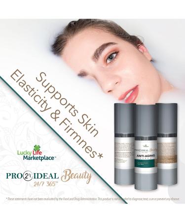 Pro 2x Ideal Beauty 24-7 365 Anti Aging Serum | Resurfacing & Brightening | Vitamin C & AHA | 2 Month Supply for Wrinkles Age Spots & Pores - Buy Online on GoSupps.com