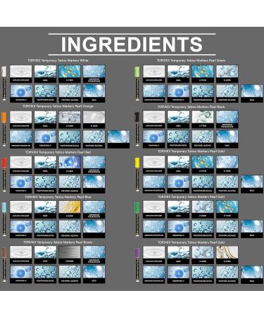  BommFu Skin Pencil 10 Colors Erasable Face Skin Marker for Kids Adults Birthday Party Cosplay Festival Makeup Role Play Event - Buy Online on GoSupps.com