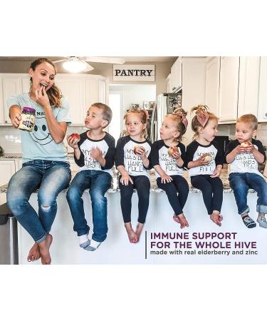 Zarbeeâ€™s Elderberry Gummies for Immune Support | Vitamins A, C, D, E, Zinc | 42 Count | Natural Berry Flavor - Buy Online on GoSupps.com