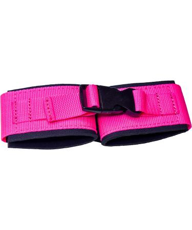 Tumble Pro X Ankle Straps - Cheerleading Gymnastics Trainer Aid | Defrogger for Standing Back Tuck Handspring - Blue/Pink - Buy Online on GoSupps.com