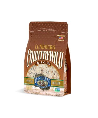 Lundberg Family Farms - Countrywild Rice, Pantry Staple, Whole Grain Blend of Bold Black Rice, Sweet Red Rice, & Long Grain Brown Rice, Non-GMO, Gluten-Free, Vegan, Kosher (16 oz) Countrywild 16 Ounce (Pack of 1)