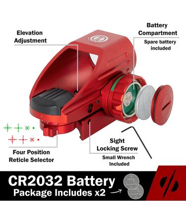 Dagger Defense DDHT Series Red Dot Scope Optic | Combat Vet Owned Company - Buy Online on GoSupps.com