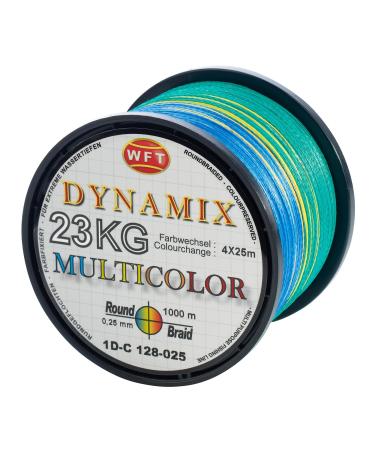 WFT Round Dynamix KG Multicolor 1000m braided line diameter: 0.20mm
