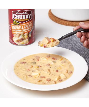 Campbell's Chunky Chipotle Chicken Corn Chowder Soup 18.8 Oz Can (Case of 12) - Pack of 12 - Buy Online on GoSupps.com