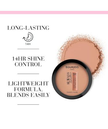 Bourjois Always Fabulous Compact Powder 200 Rose-Vanilla - Light Weight Long-Lasting Finish | International Shipping Available - Buy Online on GoSupps.com