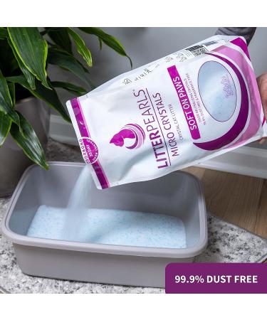 Litter Pearls Crystal Cat Litter 7 lb - Superior Odor Control, Odorbond Technology, Soft-On-Paws, Low Dust - Buy Online on GoSupps.com