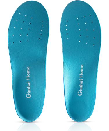 Orthotics Insoles for Flat Feet & Plantar Fasciitis - Arch Supports for Men/Women Shoes (Blue, Size US Men 10-10.5/Women 12-12.5) - Buy Online on GoSupps.com