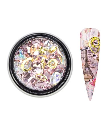 Nailart Rhinestones & Overlays Mix Pink - Nail Art Nail Art Nail Design