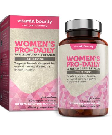 Vitamin Bounty Prebiotic for Women 10 Billion CFU - 60 Capsules