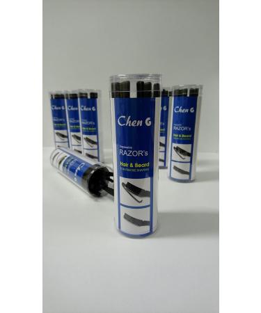 Chen G Professional Disposable Razors for Men - Precise Hair & Beard Shaping (Pack of 10) - Stainless Steel Straight Single-Edge Blade with Safety Lock - Smooth Shave Barber Razor - Buy Online on GoSupps.com