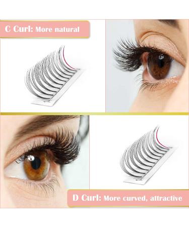 Bonita Classic Eyelash Extension Kit | Individual False Faux Mink Lashes | C-D Curl 0.15 Thickness | Mix 8-14mm Length | Natural Look | Lash Extensions - Buy Online on GoSupps.com