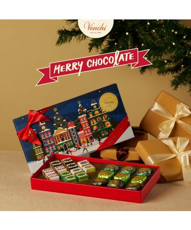 Venchi Coffret Cadeau de No l avec Cremini & Chocoviar Assortis dition Limit e 308 g Sans Gluten Sans Colorants ni Conservateurs Id e Cadeau de No l - Buy Online on GoSupps.com