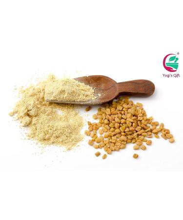 Organic Fenugreek Powder 8oz | Non GMO Trigonella Foenum-Graecum | Cooking & Hair Growth | Skin Nourishment Support - Buy Online on GoSupps.com