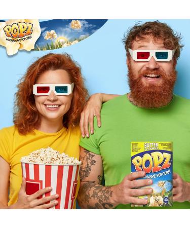Popz Magnetron Popcorn NonGMO Zero Trans Fat Popping Ma s Botersmaak 12 x 3 x 90g - Buy Online on GoSupps.com