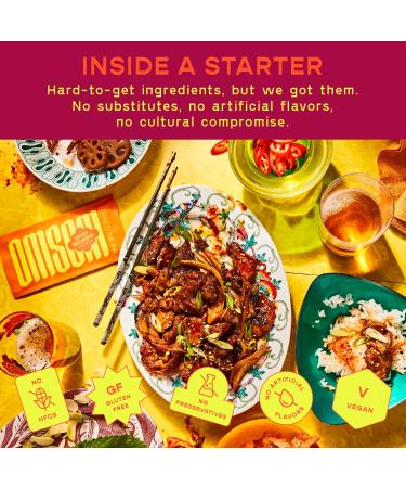 Omsom Korean Spicy Bulgogi Sauce - All-In-One Asian Sauce Packets | BBQ Marinade & Stir-Fry | Gochujang, Vegan, Gluten-Free, Non-GMO | 3 Packets (2.4 oz) - Spicy Korean BBQ - Buy Online on GoSupps.com