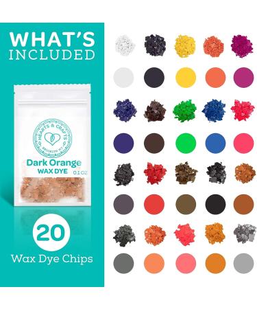 Hearts & Crafts 20 Color Soy Wax Candle Dye for DIY Candle Making Supplies - Buy Online on GoSupps.com