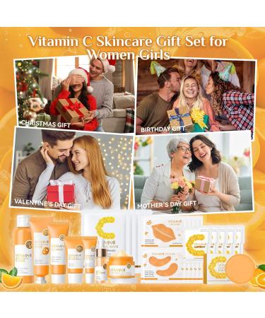 28 Pcs Valentine's Day Vitamin C Skin Care Set Skincare for Girls 10-12 Complete Skincare Routine for Deep Clean Soft and Hydrated Skin Ideal Gift for Teen Girls 28Pcs Vitamin C - Buy Online on GoSupps.com
