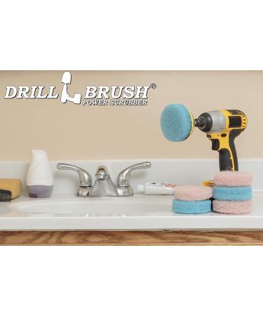 Drillbrush Power Scumbusting Scrubbing Pads Bathroom Surfaces Shower Tubs Tile - Buy Online on GoSupps.com