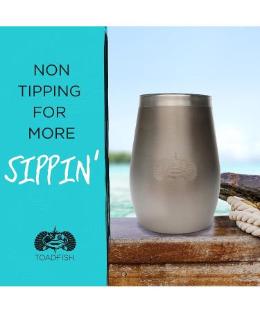 10oz Double Wall Insulated Stainless Steel Stemless Travel Wine Tumbler - Graphite - Buy Online on GoSupps.com