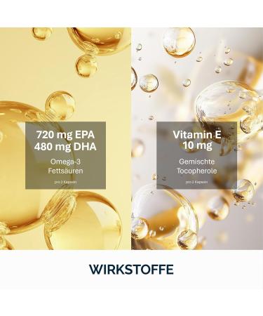 New Organics Oy NFO Omega 3 Premium Omega 3 capsules 2 x 90 180 capsules high dose of fish oil high concentrations of fatty acids EPA & DHA from fish with vitamin E amino acid complex high dose Finland - Buy Online on GoSupps.com