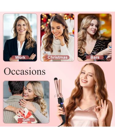 Professional 32mm Hair Curling Wand - Adjustable Temp Dual Voltage Auto Shut-Off for Perfect Big Curls - Buy Online on GoSupps.com