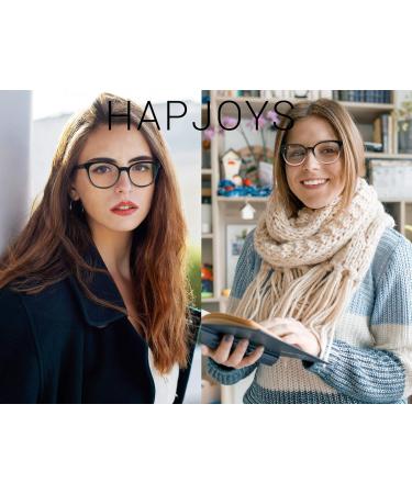 HAPJOYS Blue Light Blocking Glasses for Women Men Computer Gaming Glasses 4 Pack Anti Blue Rays Reduce Eyestrain Protect Eyes 4 Pack Medium Round Frames in Mix Colors 2 0.0 x - Buy Online on GoSupps.com