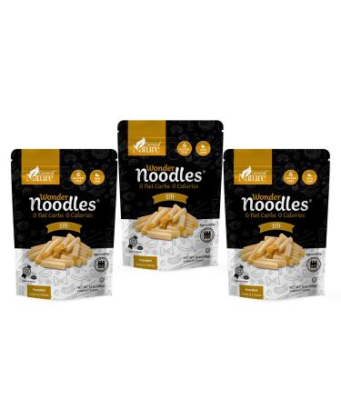 Wonder Noodles - Ziti - Carb-Free, Keto Pasta - Gluten-Free, Kosher, Vegan, Zero Calories - ready to eat (Includes 6 packs of 7oz each)