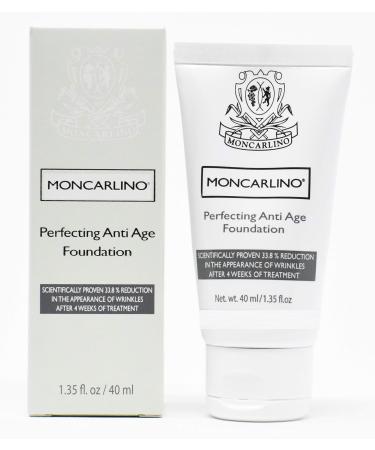 MONCARLINO Perfecting Anti Age Foundation, Medium, 1.35 Fluid Ounce