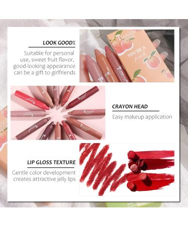 Mimore 3-Piece Matte Lipstick Set - Fruit Taste Waterproof Durable & Portable Makeup Kit - Buy Online on GoSupps.com