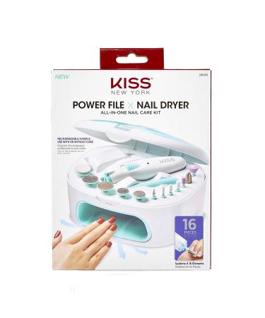 KISS Power File X Nail Dryer, All-In-One Nail Care Kit (2464N) - Buy Online on GoSupps.com