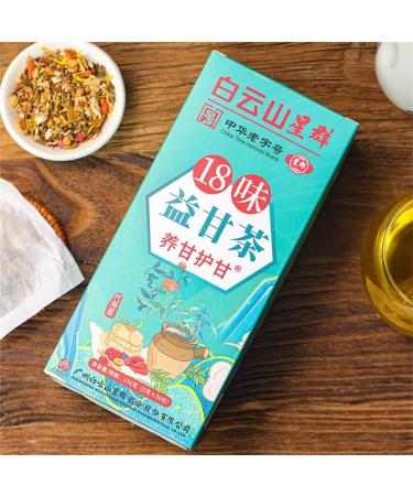 18 Flavors Liver Care Tea - 18 Flavors Of Liver Protection Tea Nourish The Liver And Protect The Liver Chinese Nourishing Liver Tea Health Preserving Tea For All People. (5 Box) - Buy Online on GoSupps.com