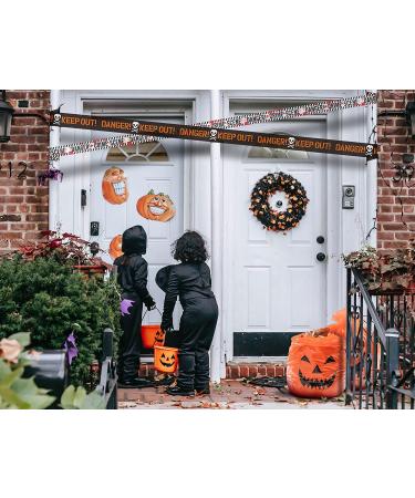 KKEATOY 12Pack Lawn and Leaf Pumpkin Trash Bags - Halloween Decor, Fall Yard Waste Bags - 30 Tall, 4 Patterns - Bonus Fright Tapes & Twist Ties - Buy Online on GoSupps.com
